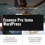 Essence Pro tema WordPress