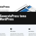 GeneratePress tema WordPress