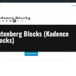 Gutenberg Blocks (Kadence Blocks)