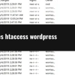 Que es htaccess wordpress